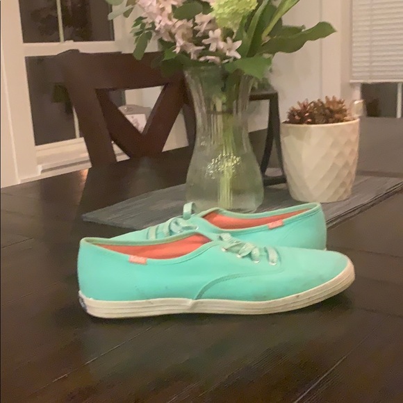 Turquoise Keds - Picture 1 of 3